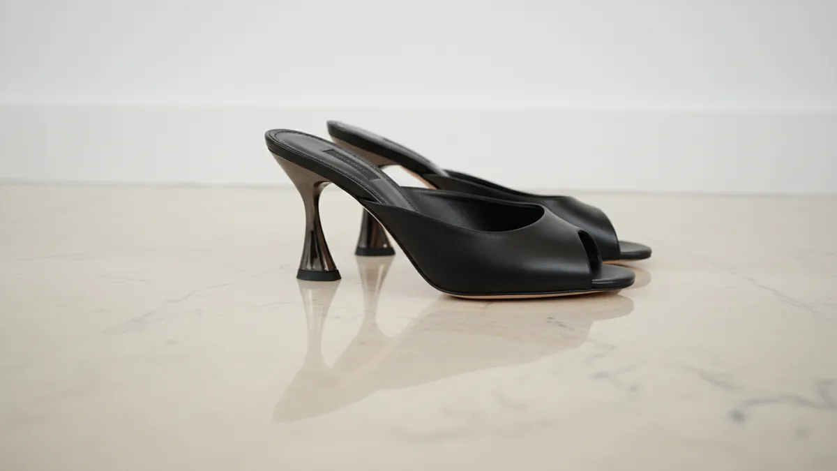 Jude Date Mule peep-toe heels as worn by Gwyneth Paltrow at NYWIFT Muse Awards 2026