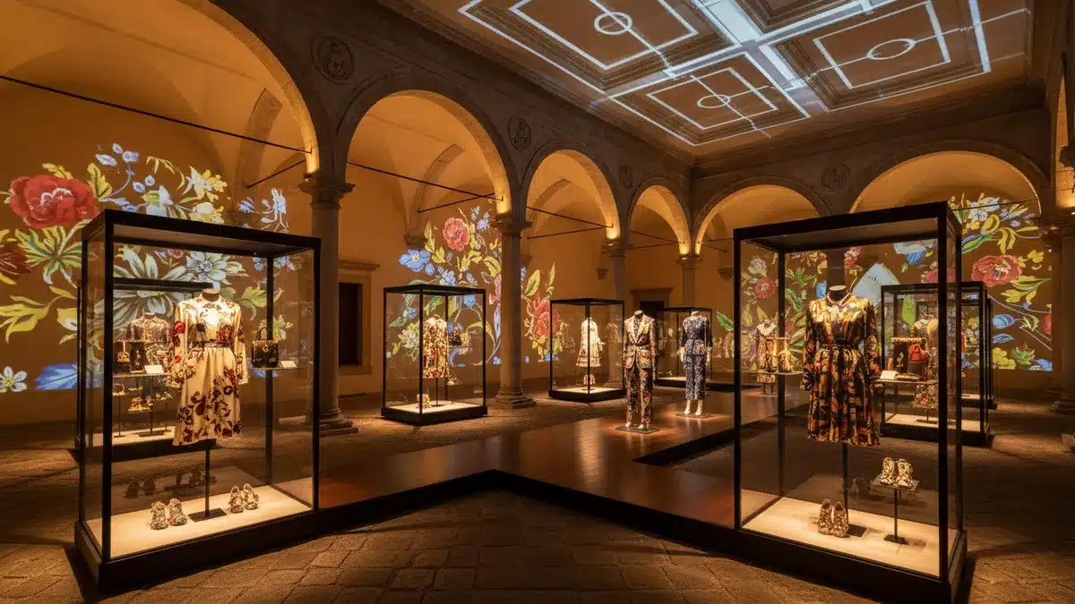 Gucci Memoria exhibition at Milan Design Week 2026 in Chiostri di San Simpliciano cloister