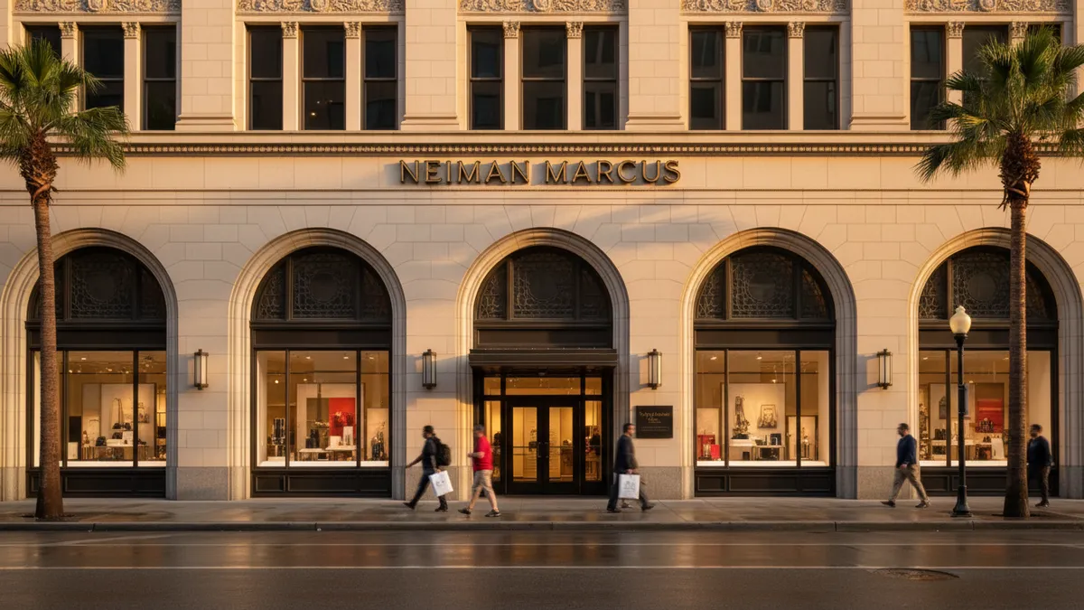 The historic Neiman Marcus flagship at 1618 Main Street in downtown Dallas, set to close September 30, 2026 after 119 years.